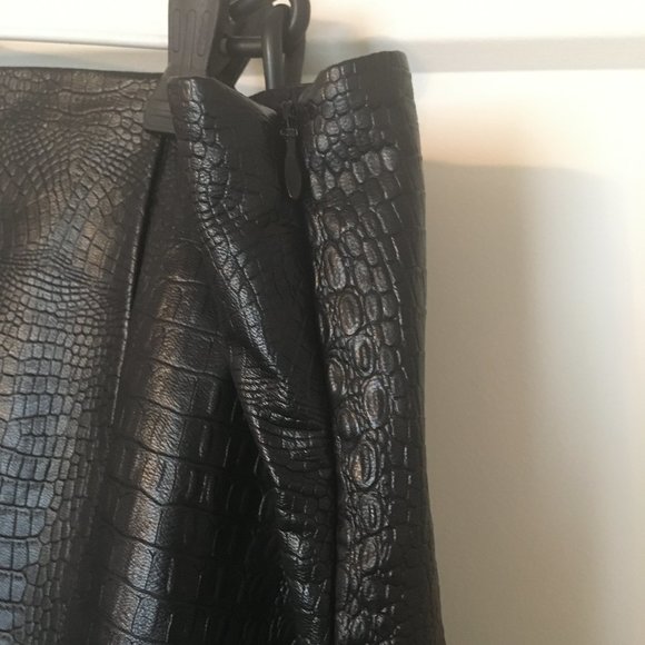 Dynamite Jupe Croco PU Skirt - Picture 6 of 9